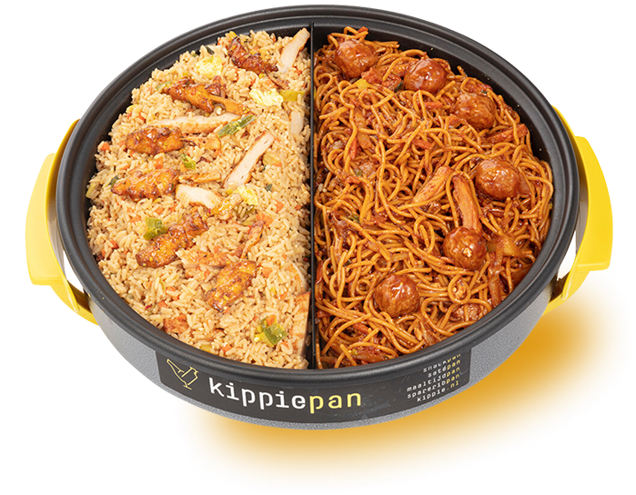 Maaltijdpan Nasi en Chinese Bami