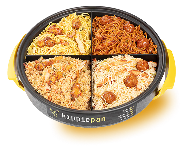 Maaltijdpan met 4 soorten maaltijden