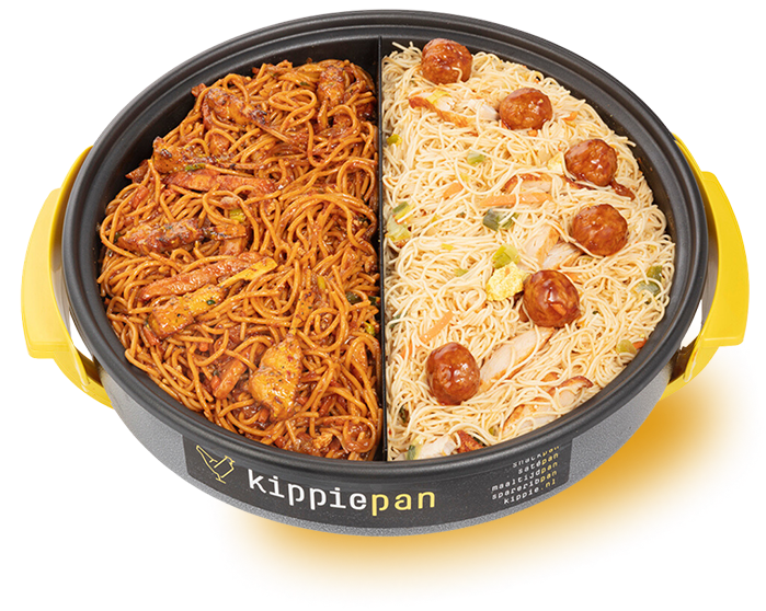 Maaltijdpan Mihoen en Chinese Bami