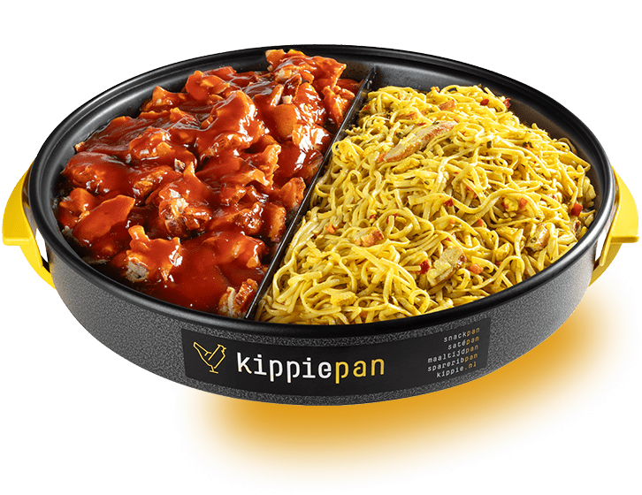 Combimaaltijdpan Bami en Kip in Pangangsaus XXL